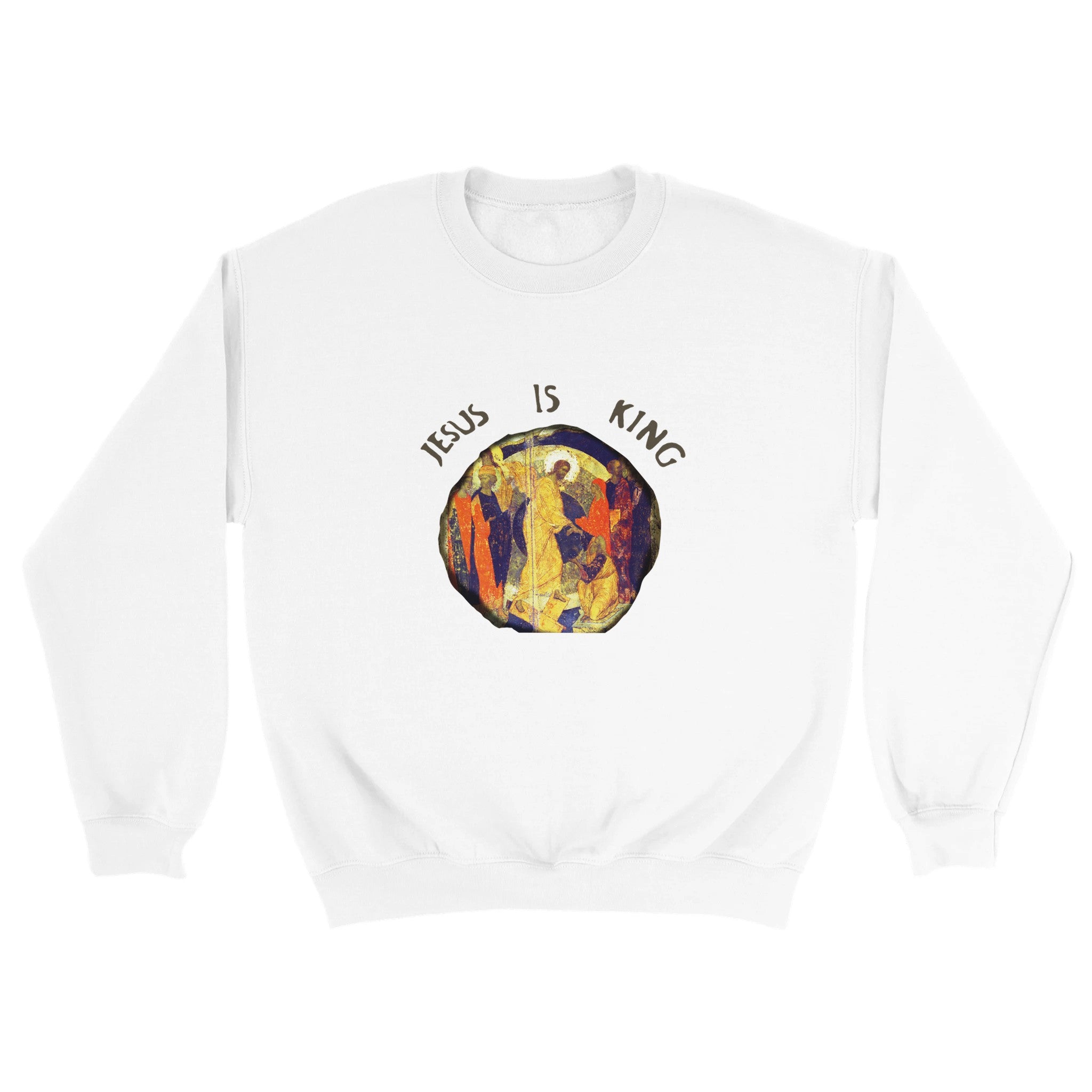 Jesus Is King Kanye West Sunday Service Crewneck-White-S-Bootlg