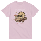 Kanye West Yeezus Tee God Wants You Skull & Birds - Light Pink front
