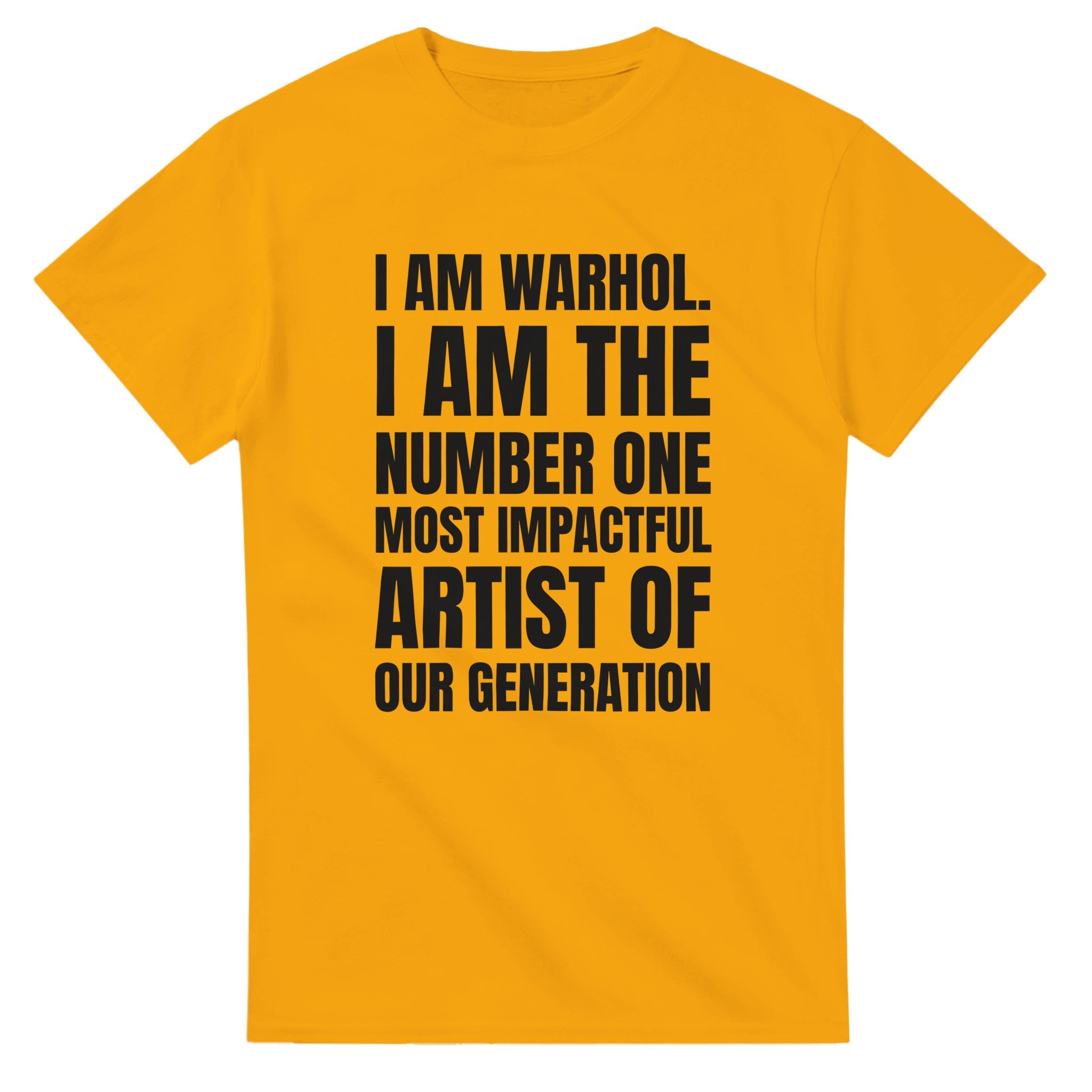 I Am Warhol Kanye West Tee-Gold-S-Bootlg