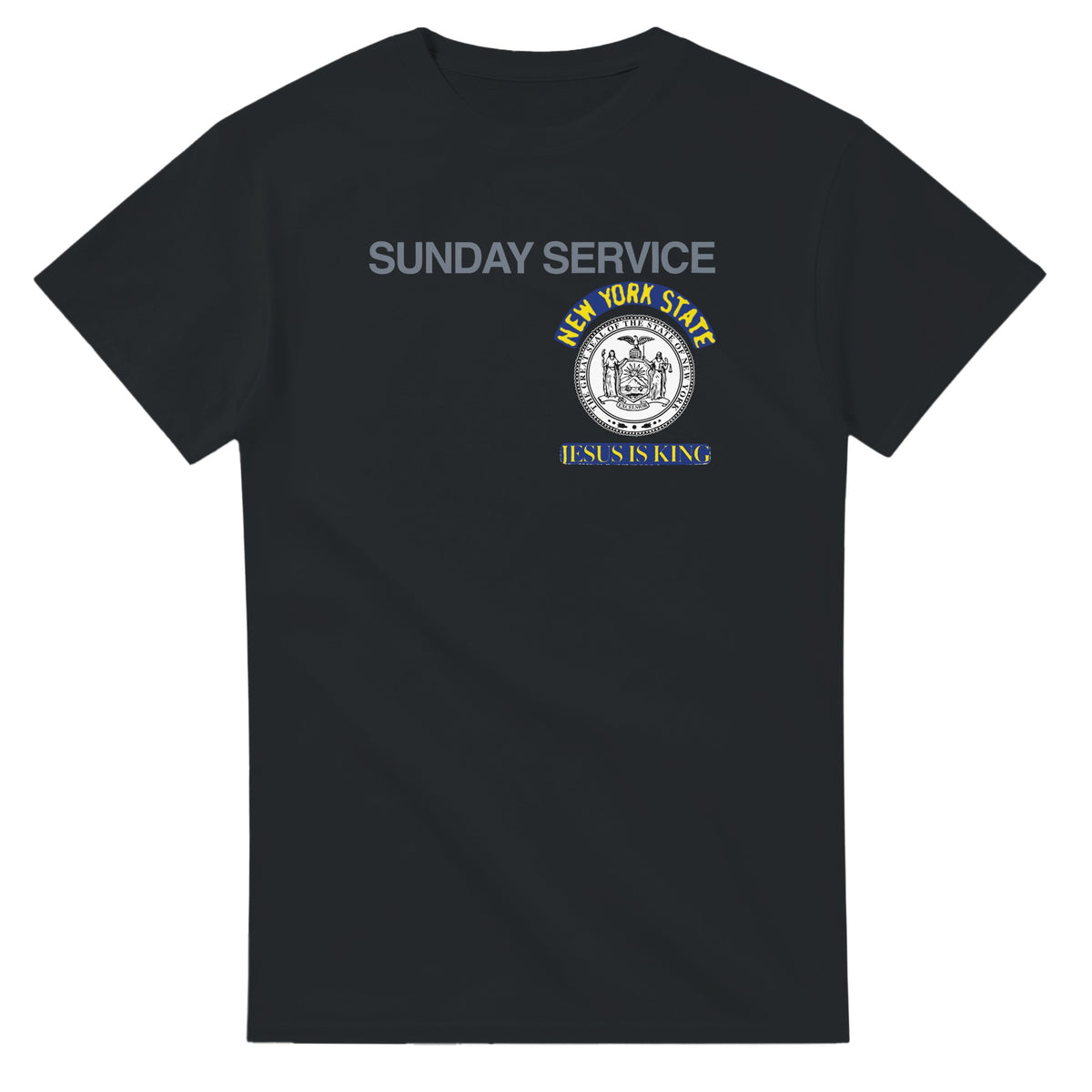 Jesus Is King New York Tee-Black-S-Bootlg