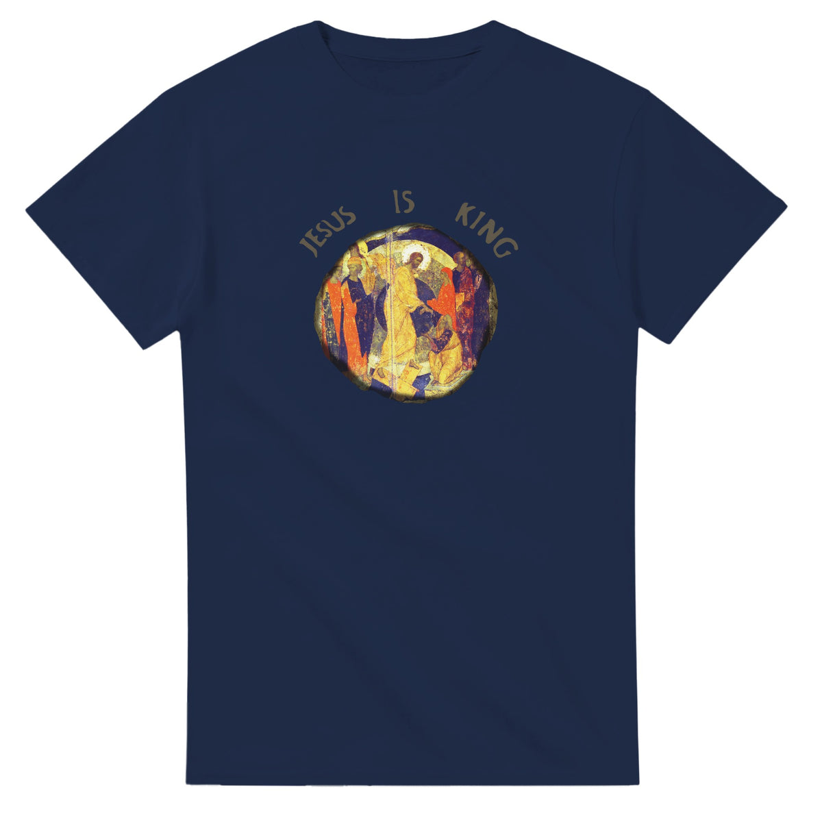 Jesus Is King Kanye West Sunday Service T-Shirt-Navy-S-Bootlg