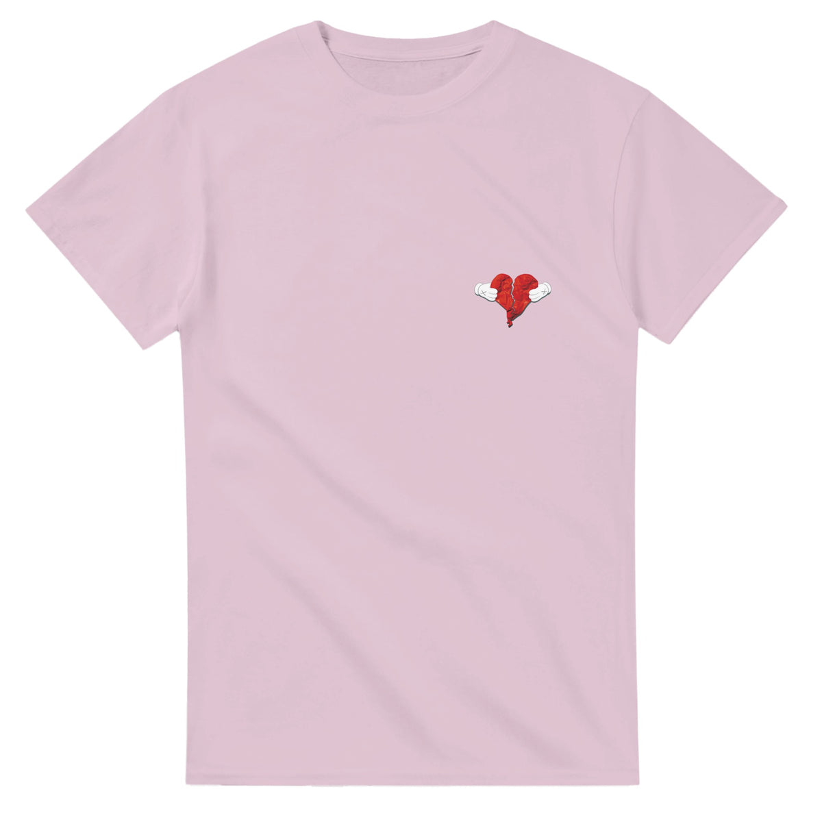 Kanye West Heartless T-shirt - 808s and Heartbreaks-Light Pink-S-Bootlg
