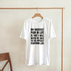 Greatest Pain Kanye West Tee-White-S-Bootlg