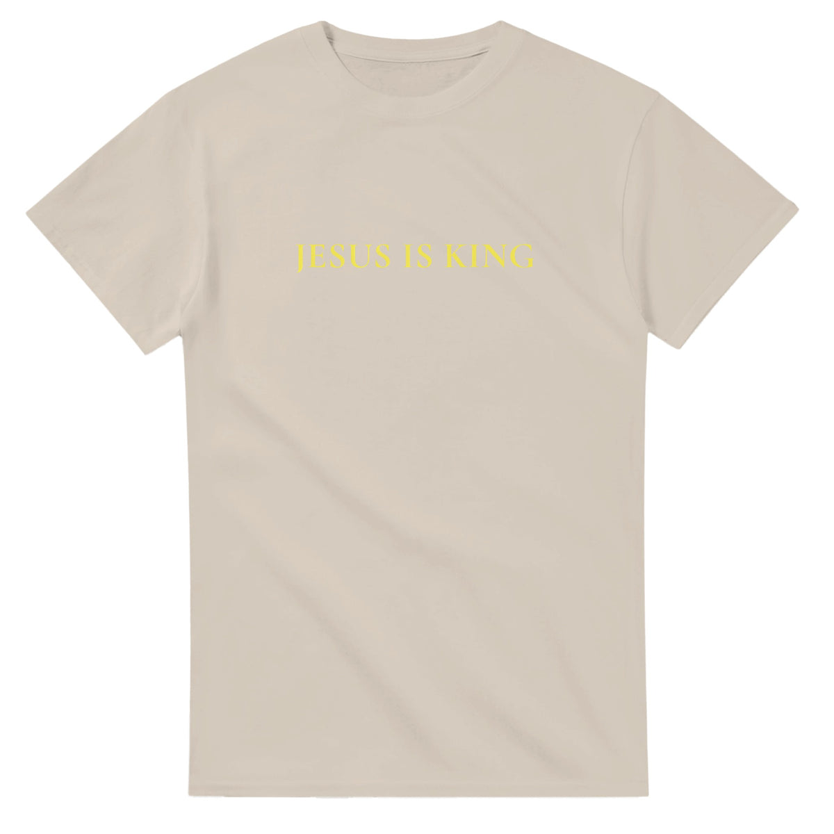 Jesus Is King Sunday Service Tee-Sand-S-Bootlg