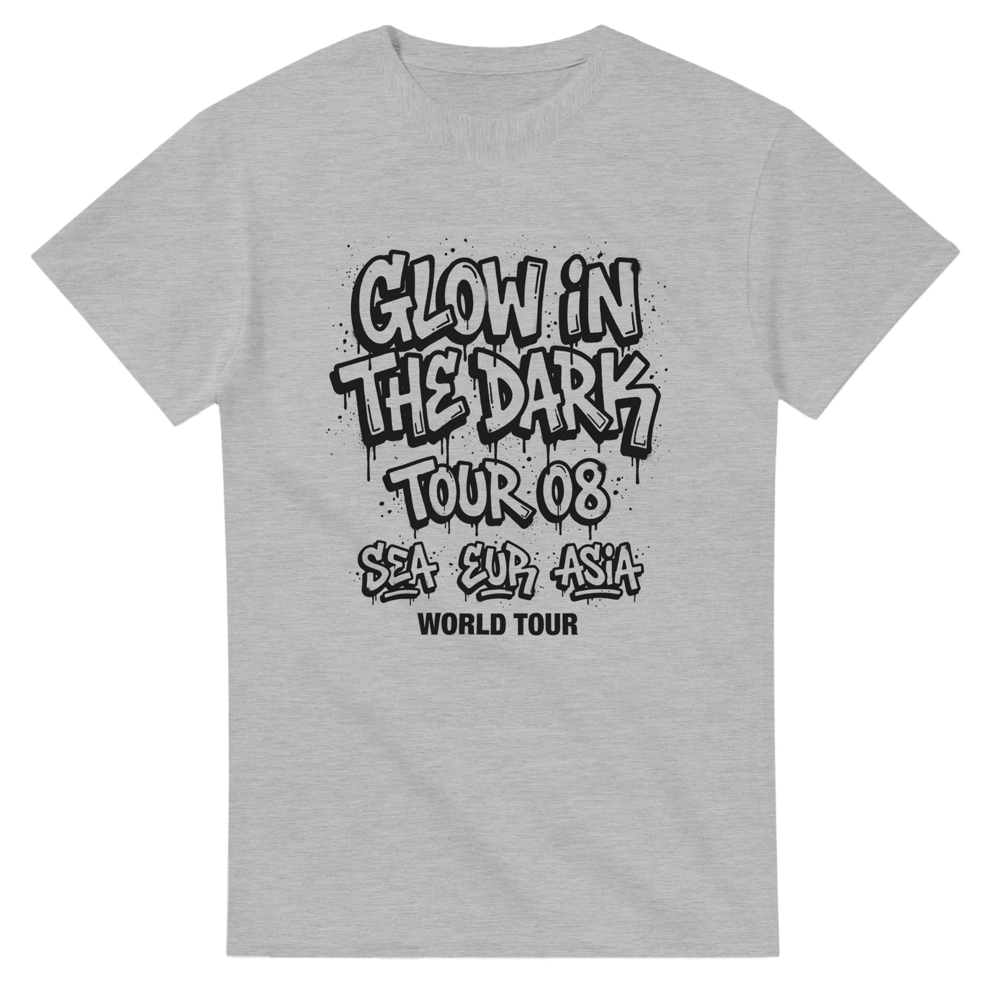 Glow In The Dark Kanye West Tee-Ash-S-Bootlg