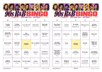 Print two Bingo cards per sheet to save paper