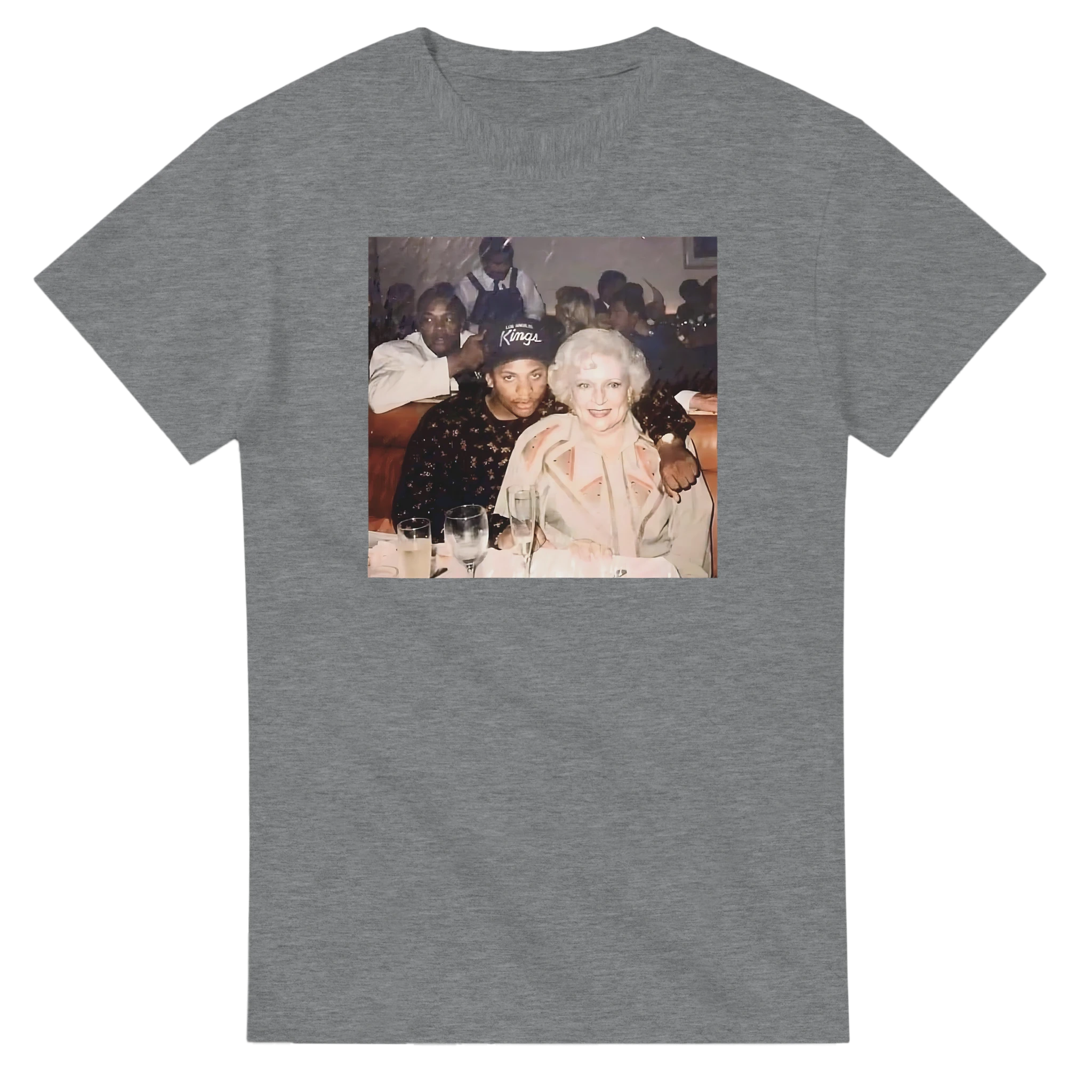 Betty Golden Eazy E Compton Mashup T-Shirt-Sport Grey-S-Bootlg
