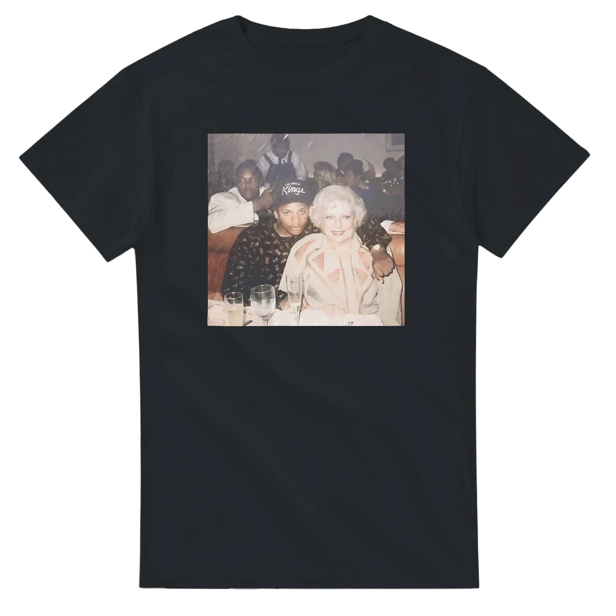 Betty Golden Eazy E Compton Mashup T-Shirt-Black-S-Bootlg