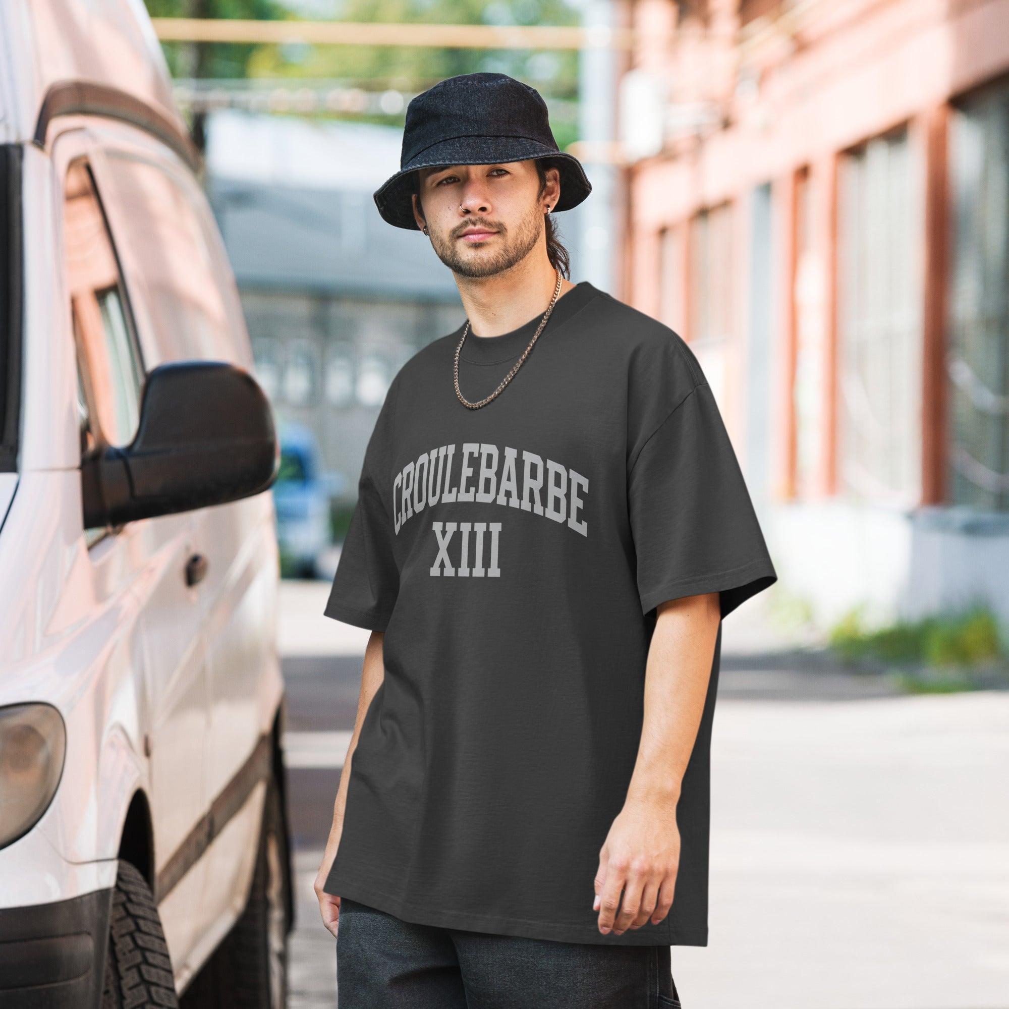 Croulebarbe Oversized faded t-shirt-S-Bootlg