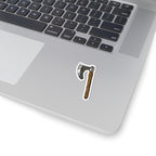 Diablo 2 D2R Barb Berzerker axe stickers-2" × 2"-White-Bootlg