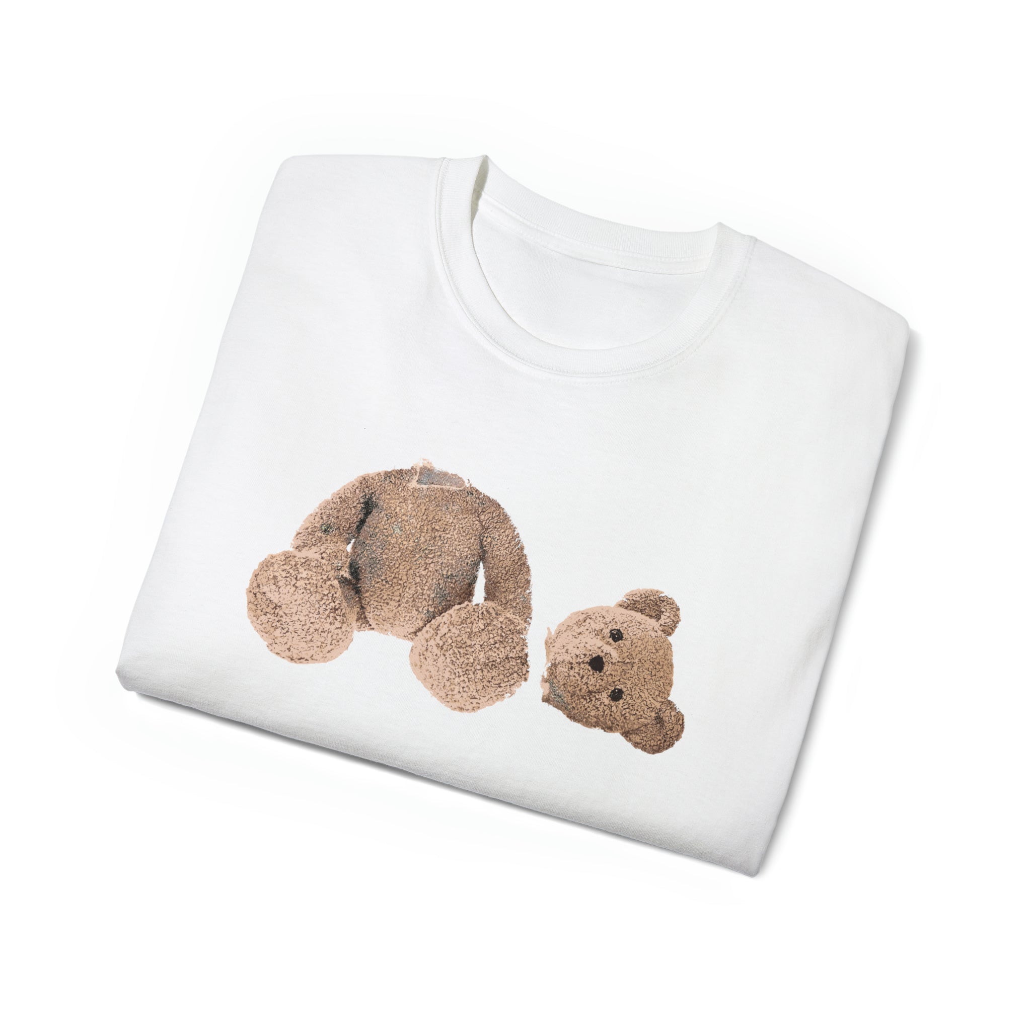 Distressed Side-Headed Teddy Tee-Bootlg