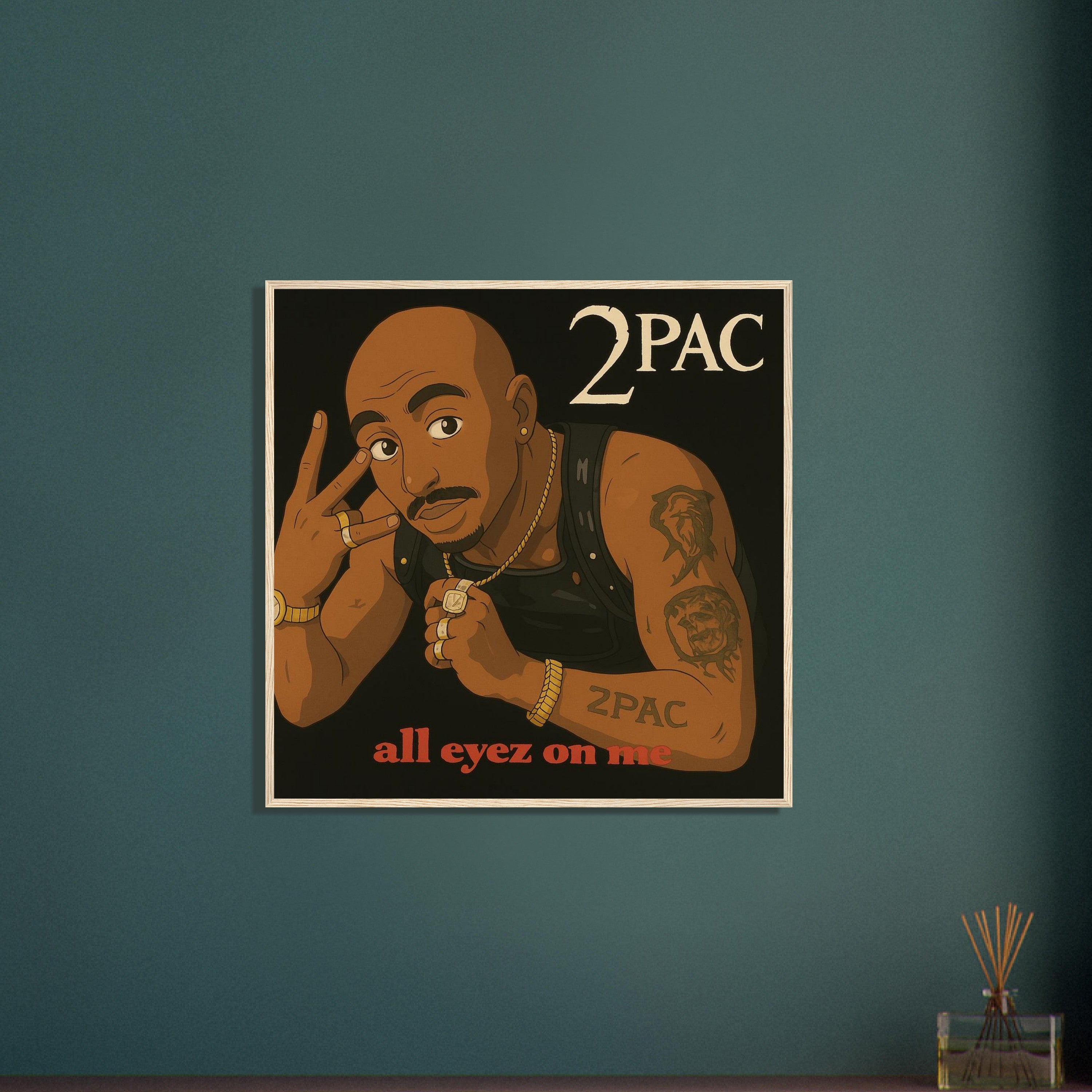 Hip Hop Rap Legends Album Poster-Bootlg