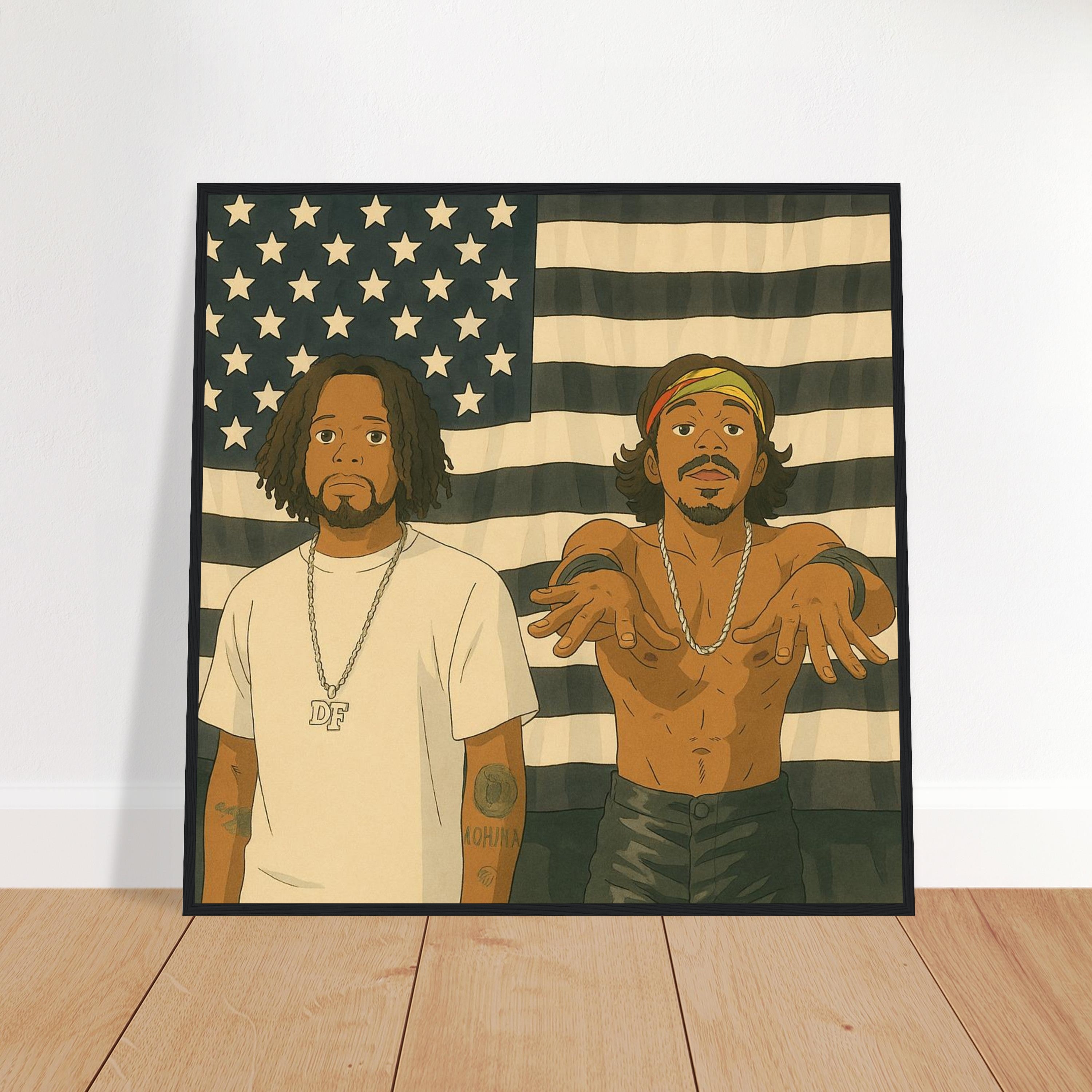 Hip Hop Rap Legends Album Poster-Bootlg