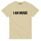 I AM MUSIC T-Shirt-Natural-S-I am music (concert version)-Bootlg