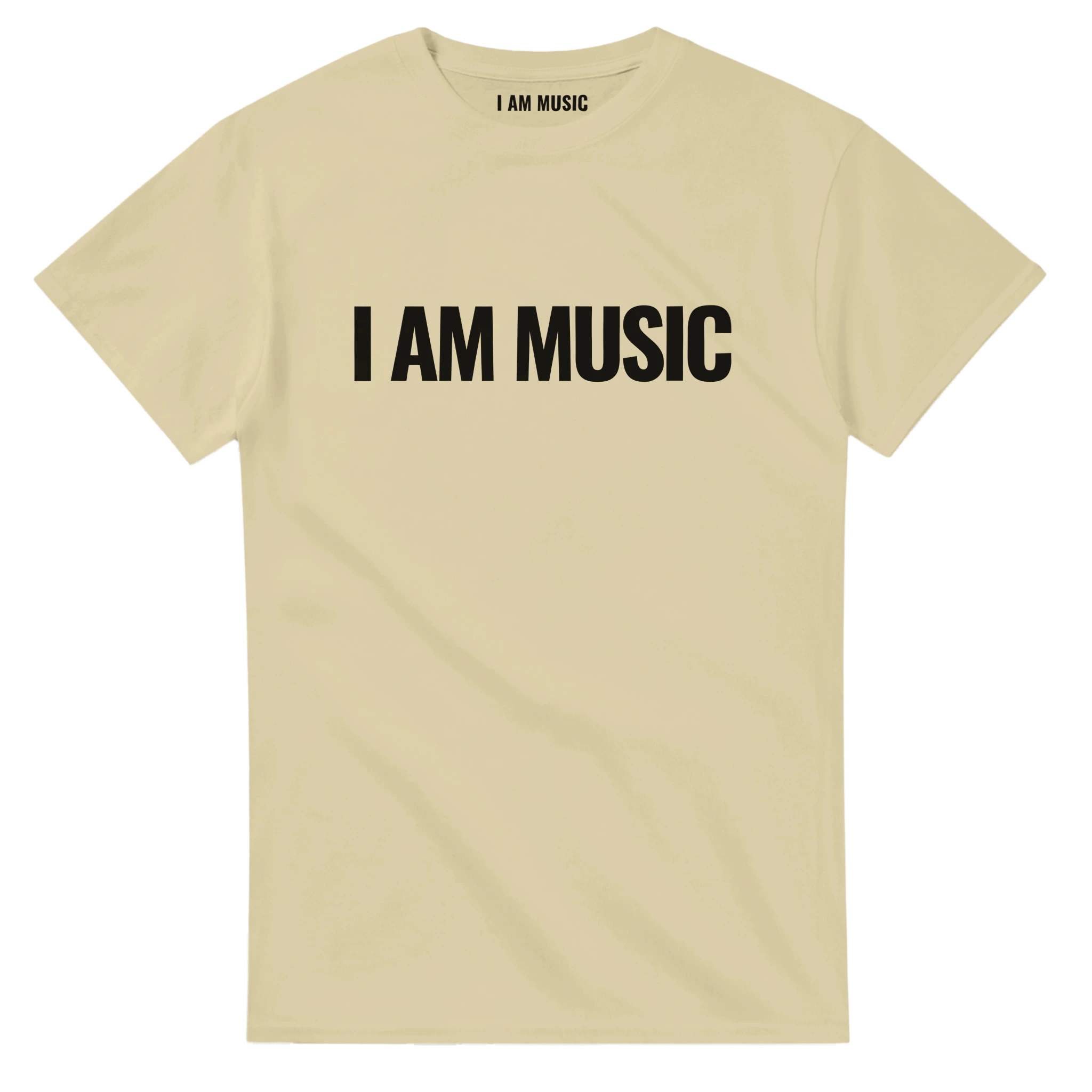 I AM MUSIC T-Shirt-Natural-S-I am music (concert version)-Bootlg