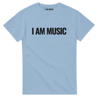 I AM MUSIC T-Shirt-Light Blue-S-I am music (concert version)-Bootlg
