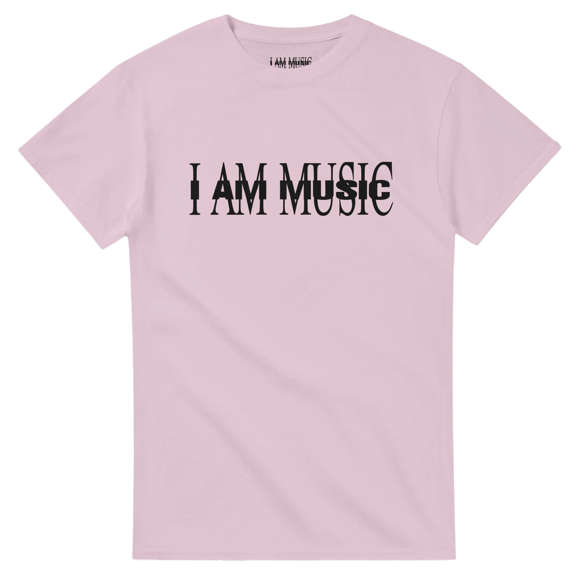 I AM MUSIC T-Shirt-Light Pink-S-I am music (album version)-Bootlg