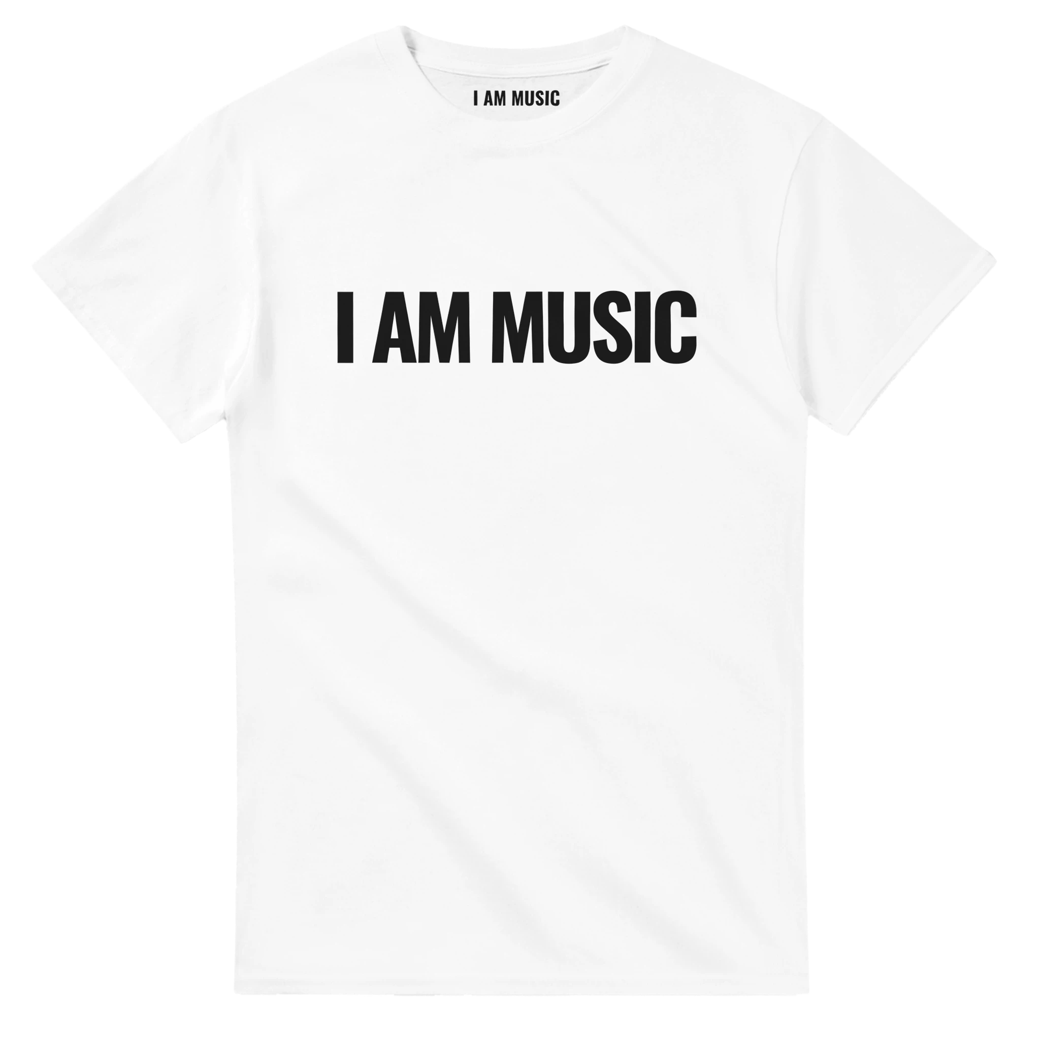 I AM MUSIC T-Shirt-White-S-I am music (concert version)-Bootlg
