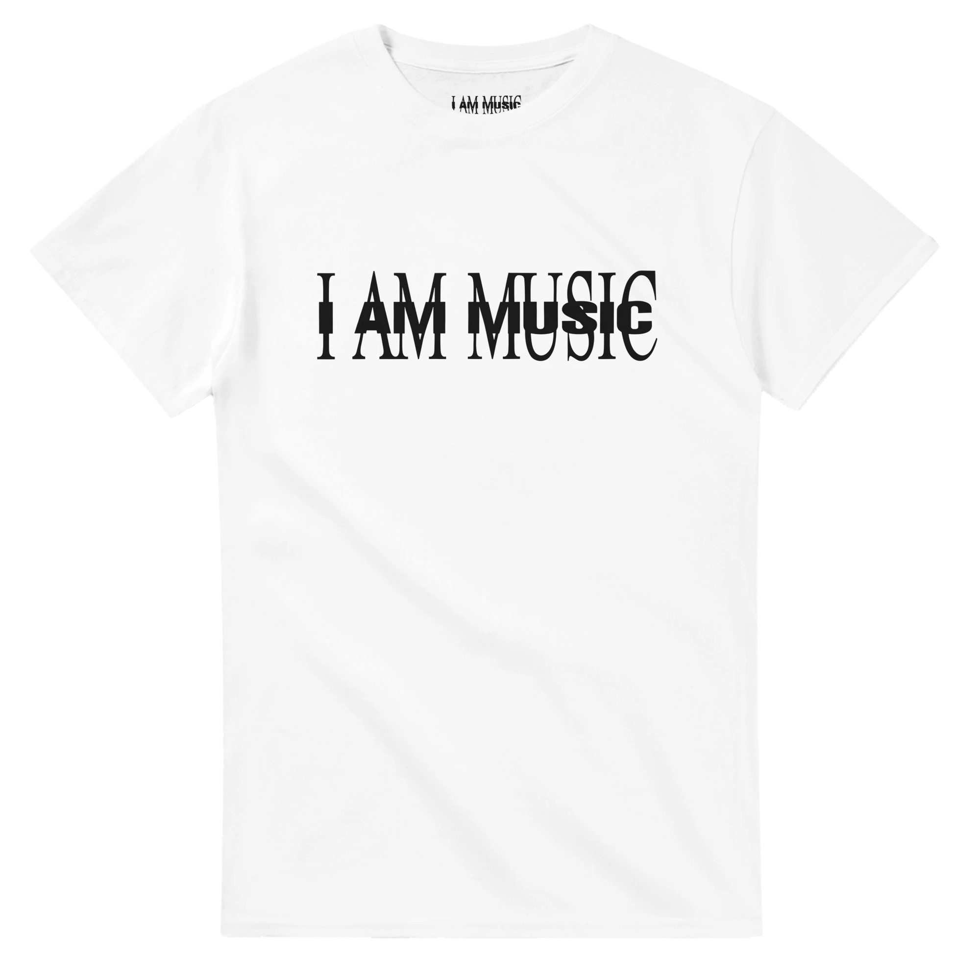 I AM MUSIC T-Shirt-White-S-I am music (album version)-Bootlg