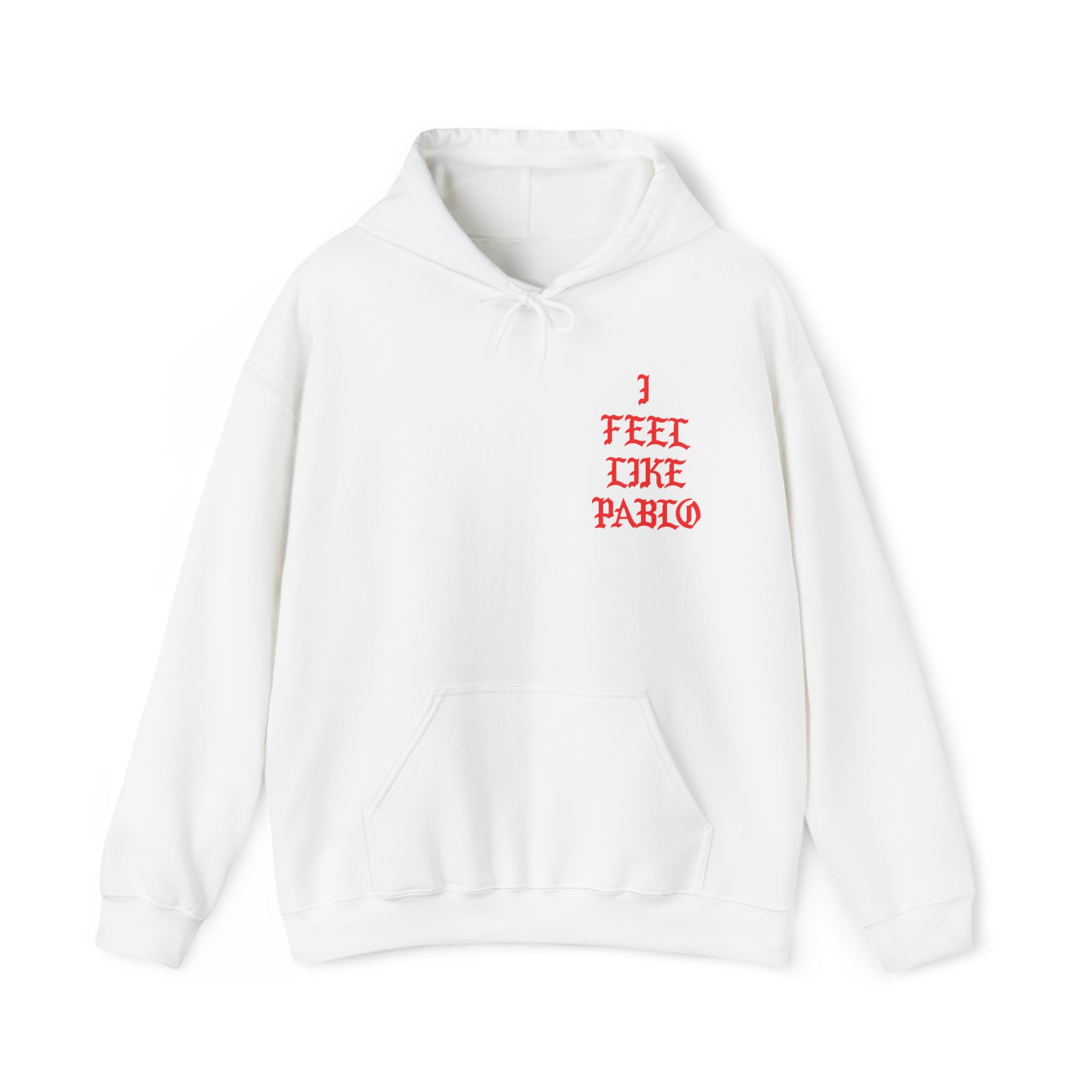 I Feel Like Pablo kanye tour merch hoodie-White-S-Bootlg