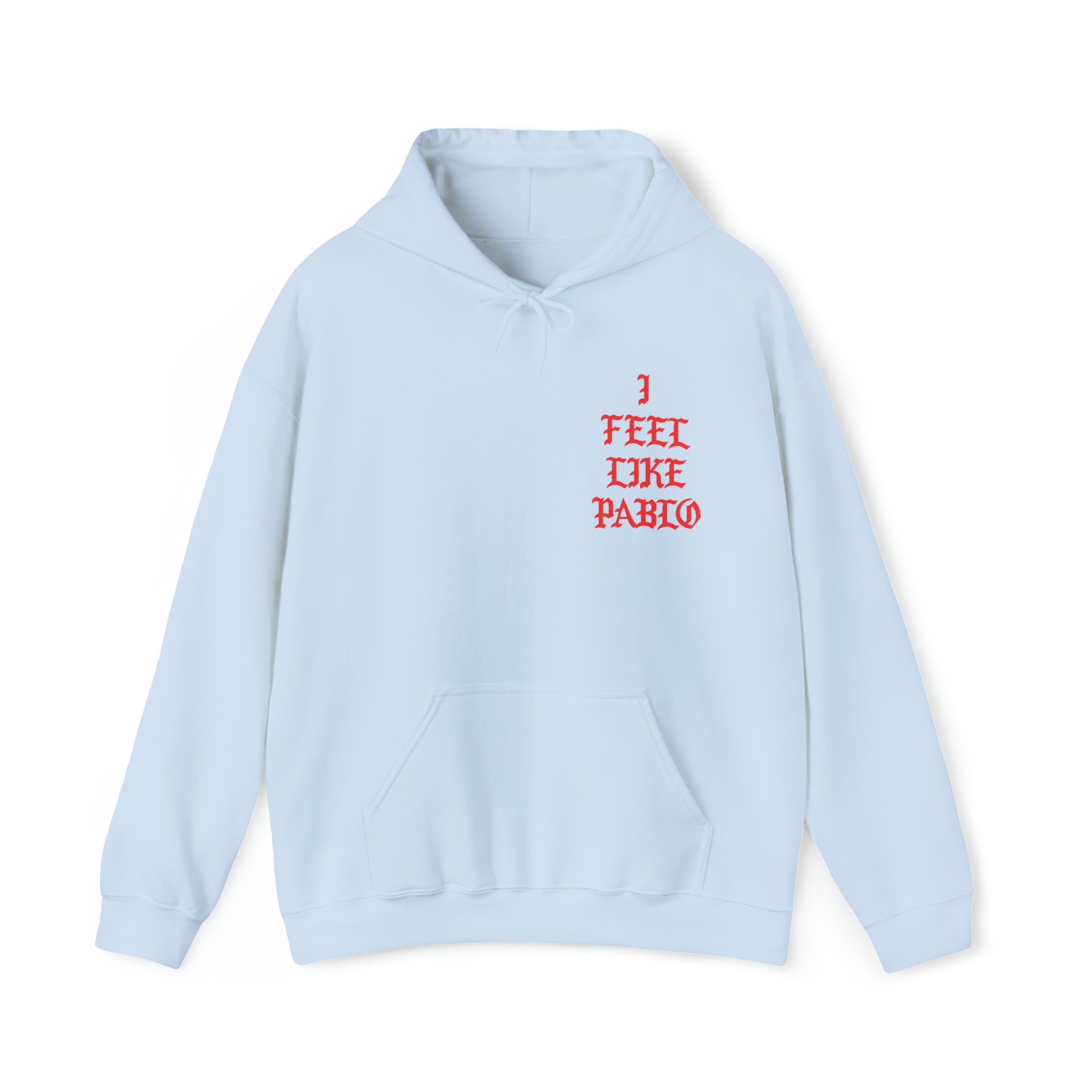I Feel Like Pablo kanye tour merch hoodie-Light Blue-S-Bootlg