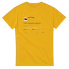 I Wish I had A Friend Like Me - Kanye West Tweet T-Shirt-S-Gold-Bootlg