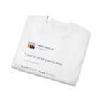 I give up drinking every week Kanye West Tweet T-Shirt-Bootlg