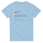 I need a room full of mirrors so I can be surrounded by winners - Kanye West Tweet Tee-S-Light Blue-Bootlg