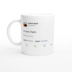 I'm sorry Taylor Kanye West Tweet Mug-Bootlg