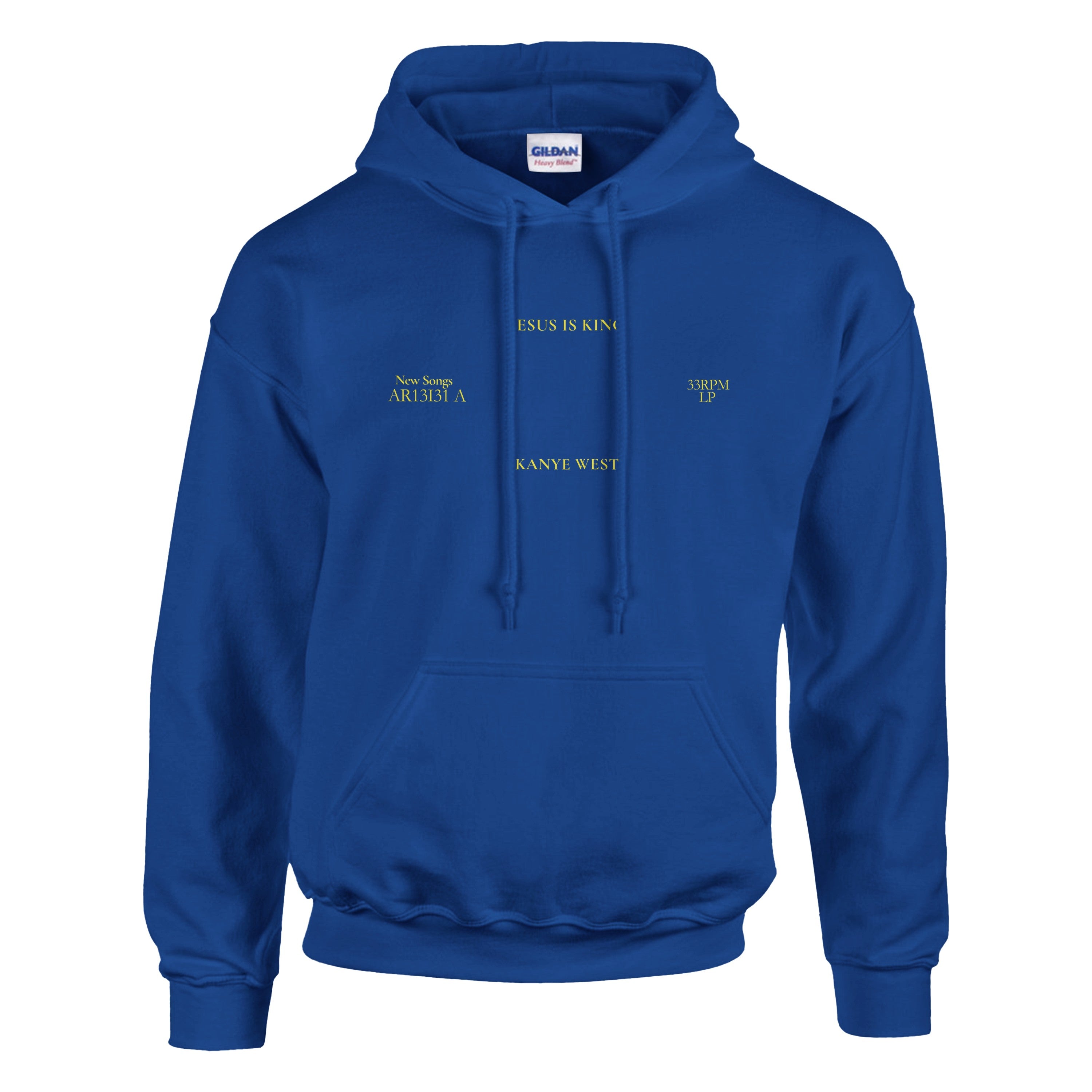 Jesus is King Kanye Sunday Service Tour Merch Hoodie-Royal-S-Bootlg
