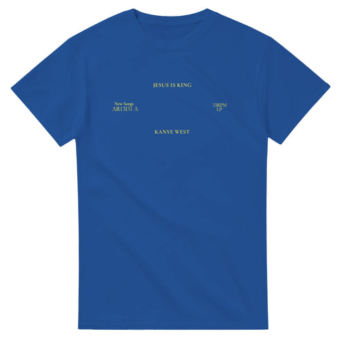Jesus is King Sunday Service Kanye West T-Shirt-Royal-S-Bootlg