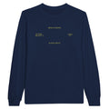Jesus is King Unisex Long Sleeve Tee T-shirt-Navy-S-Bootlg