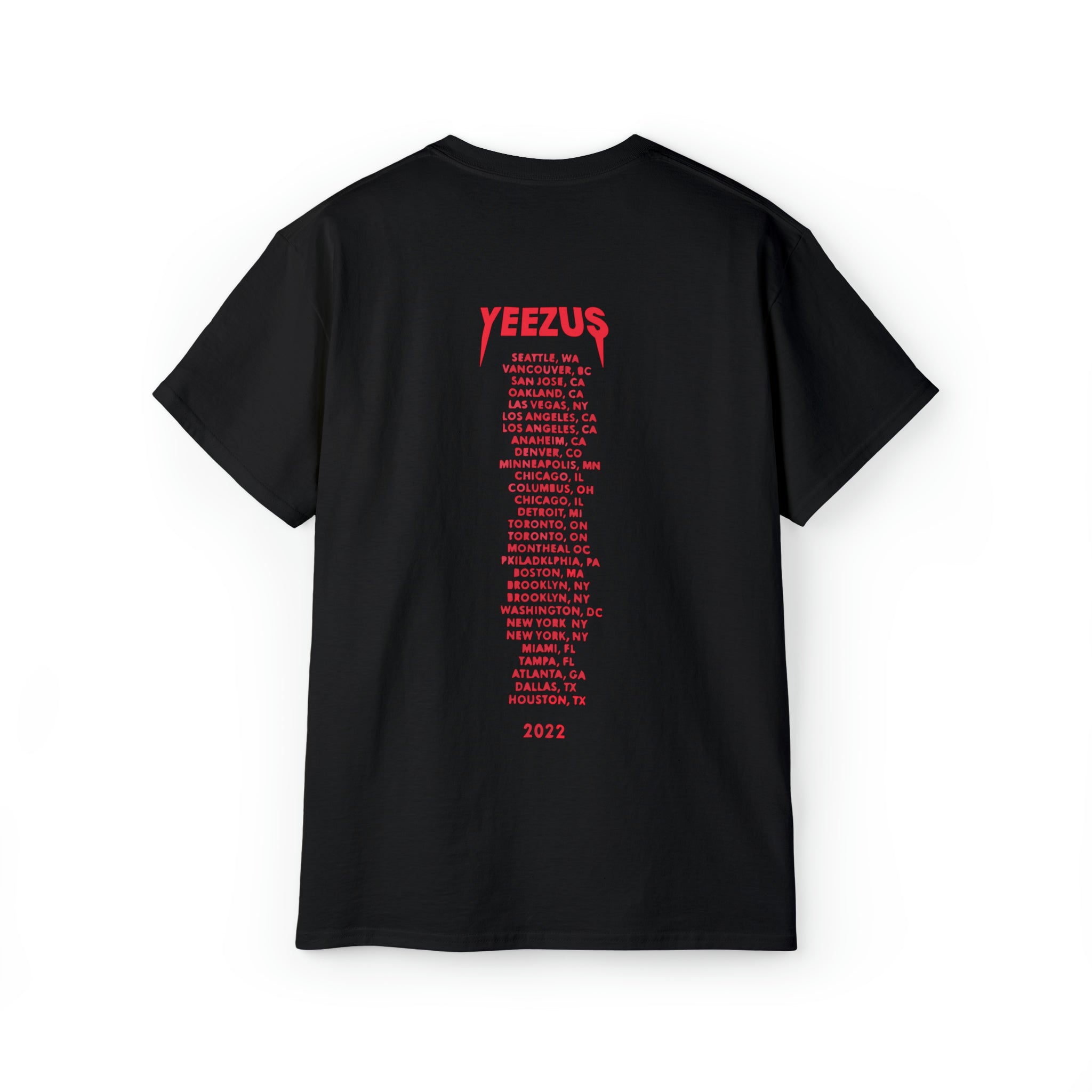 Kanye West Yeezus 2022 Tour Tee Reaper Design-Bootlg