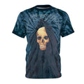 Kanye West Yeezus Wes Lang Reaper Tie Dye Tee-Black stitching-6 oz.-S-Bootlg