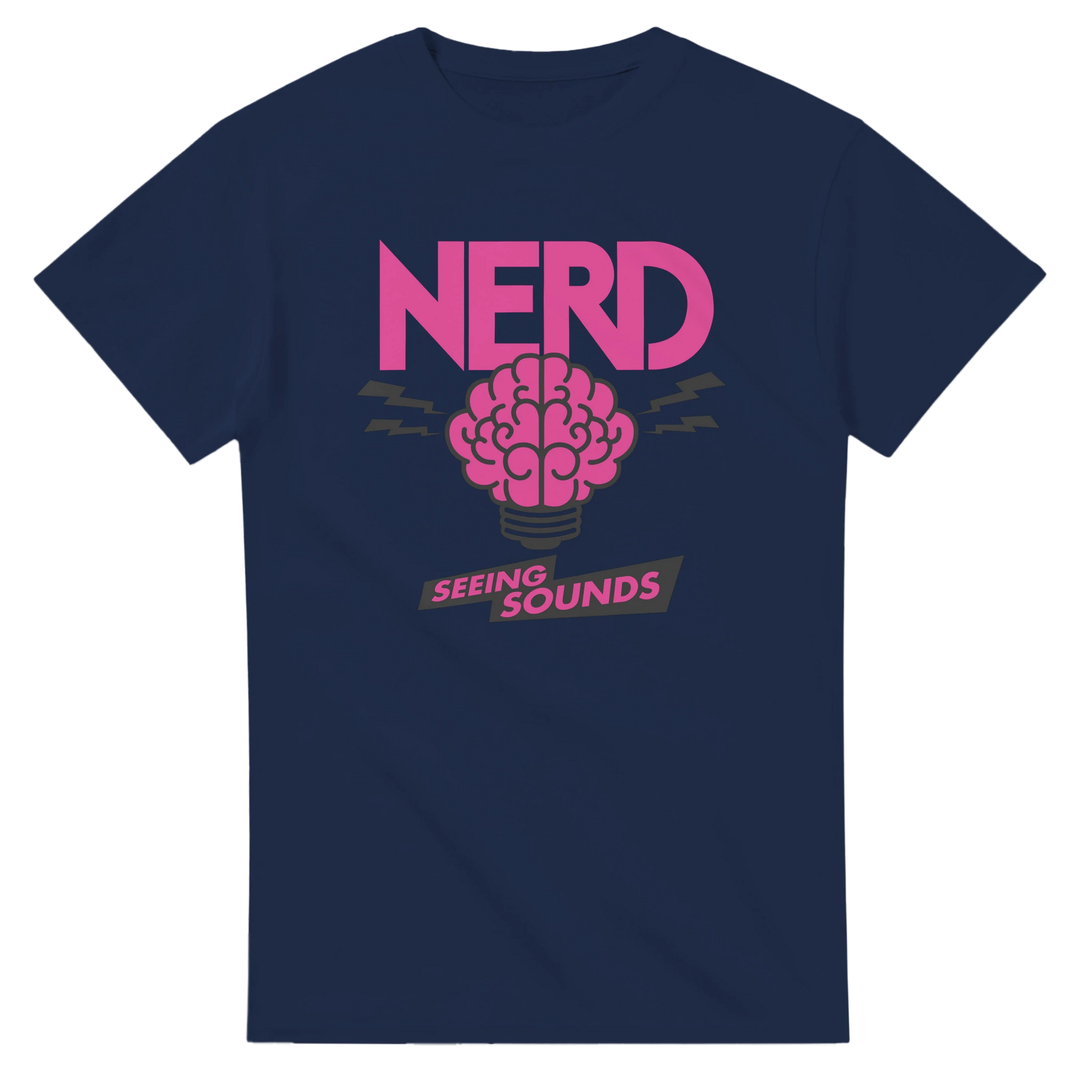NERD Seeing Sounds Inspired T-Shirt-Navy-S-Bootlg