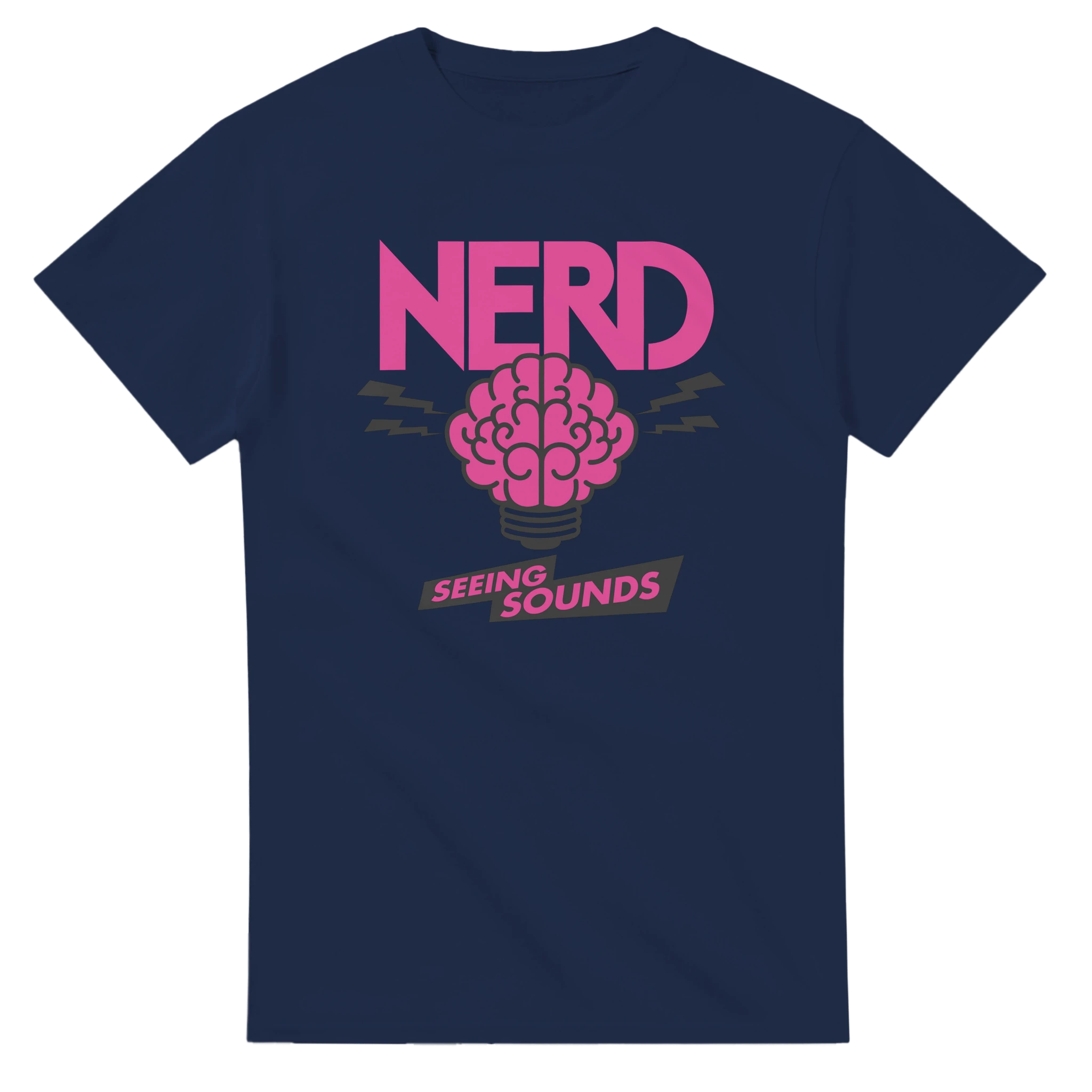 NERD Seeing Sounds Inspired T-Shirt-Navy-S-Bootlg