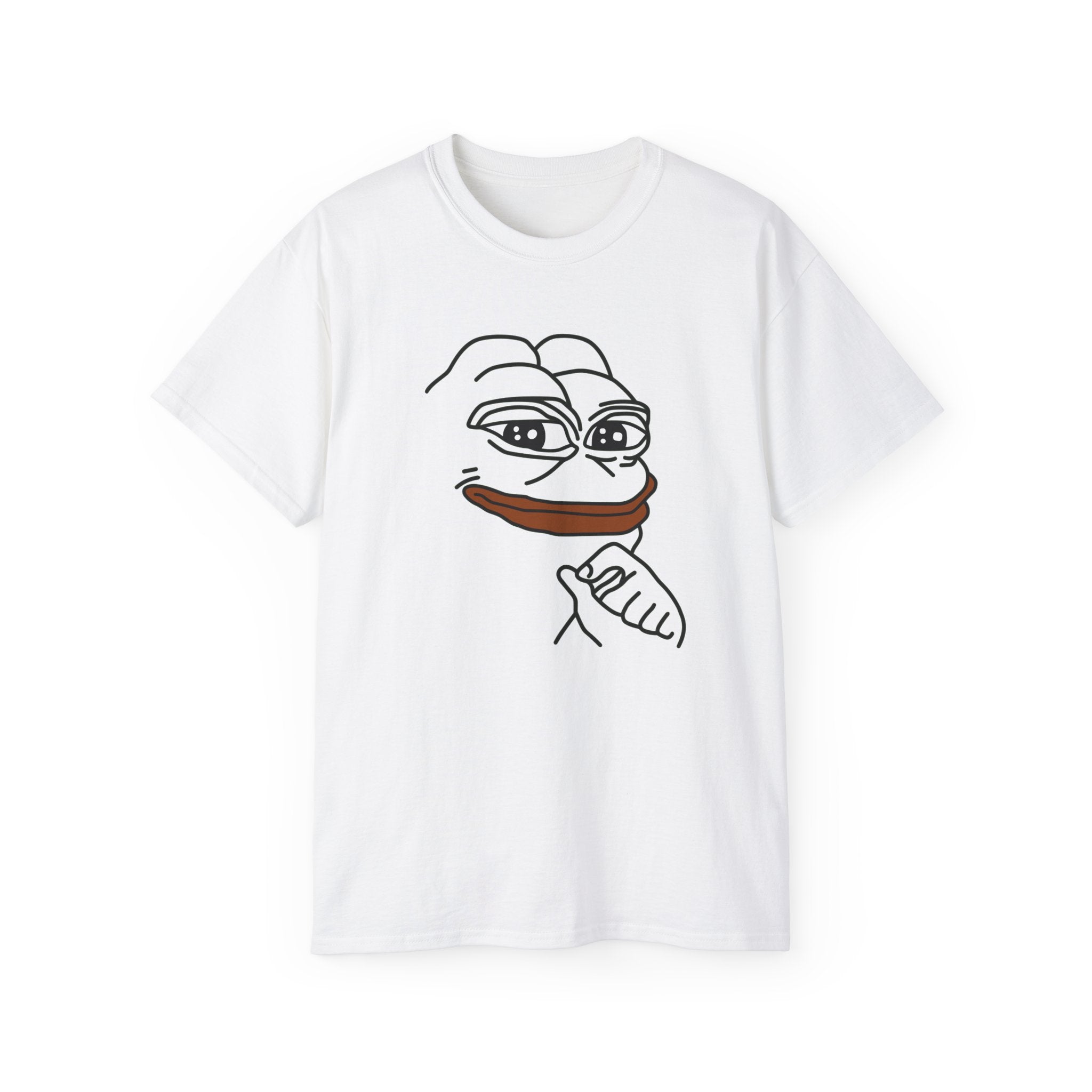 PEPE frog T-Shirt-S-White-Bootlg