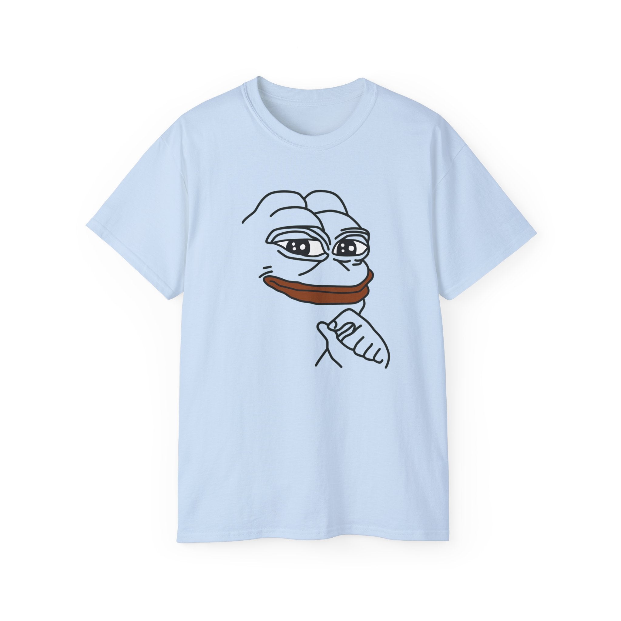 PEPE frog T-Shirt-S-Light Blue-Bootlg