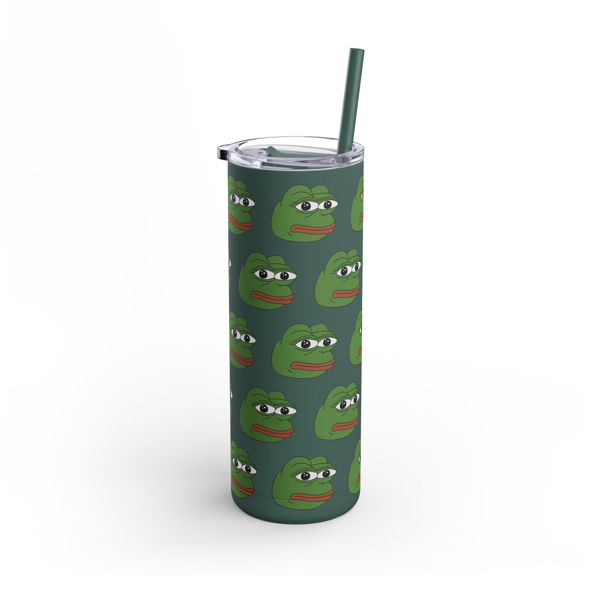 PEPE frog Tumbler 20oz-Indigo-20oz-Matte-Bootlg
