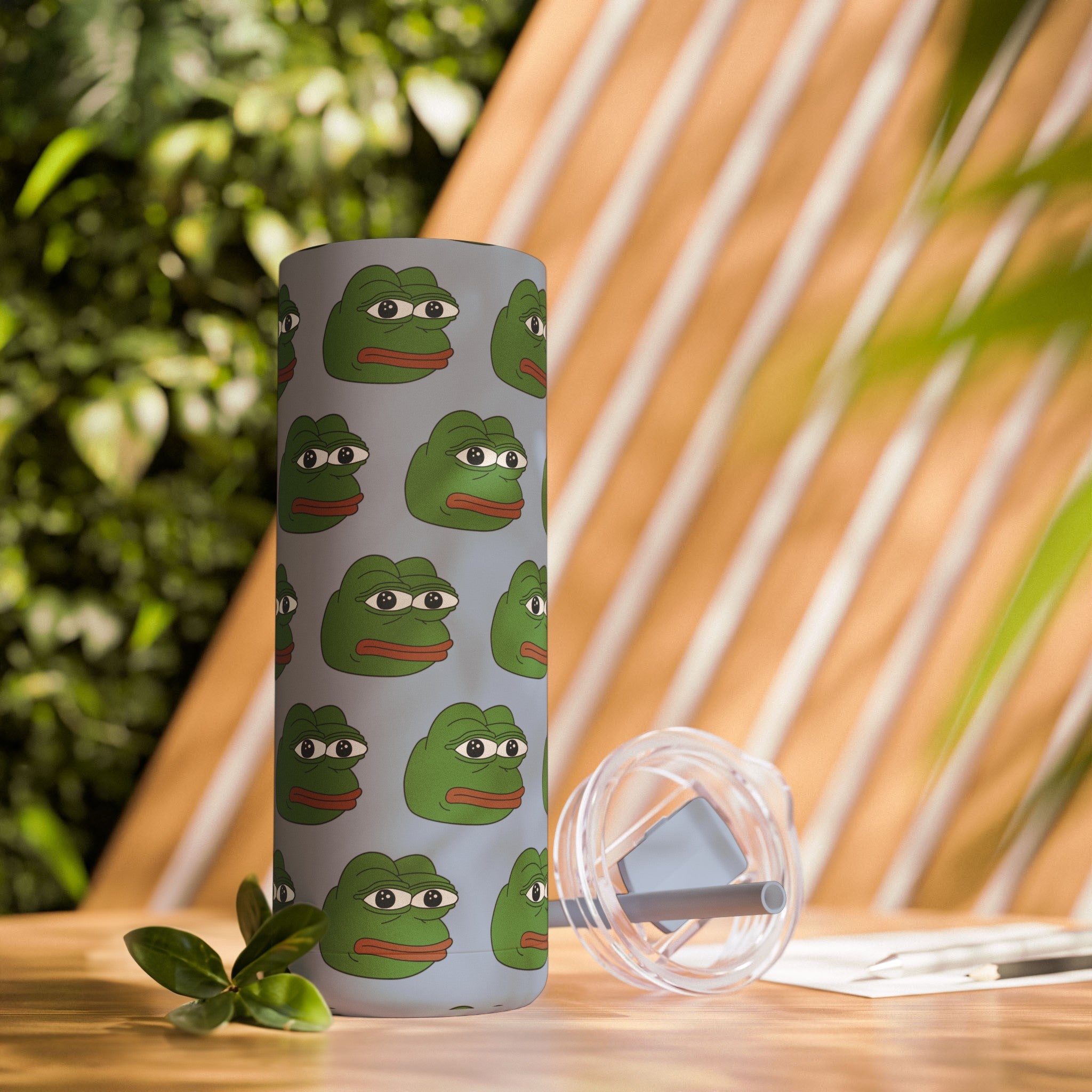 PEPE frog Tumbler 20oz-Bootlg