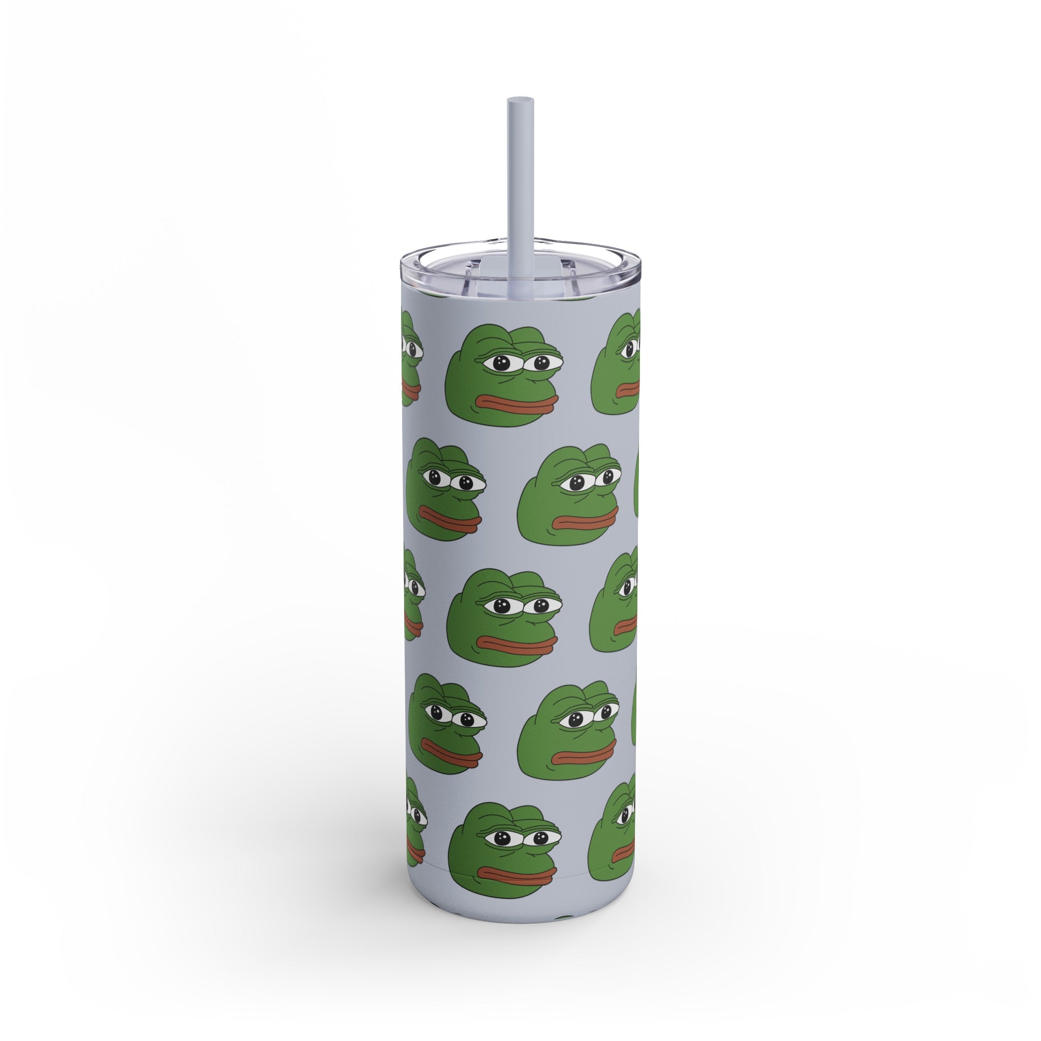 PEPE frog Tumbler 20oz-Dusty Blue-20oz-Matte-Bootlg