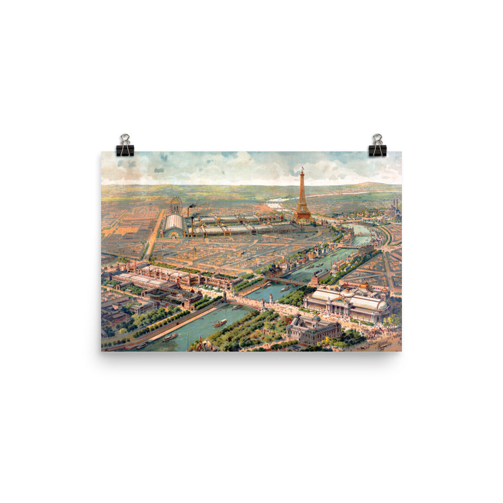 Paris, France Retro Poster-12×18-Bootlg
