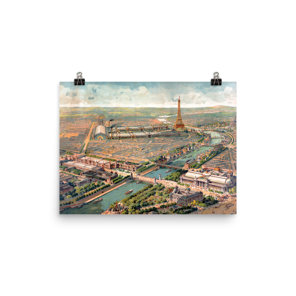 Paris, France Retro Poster-12×16-Bootlg