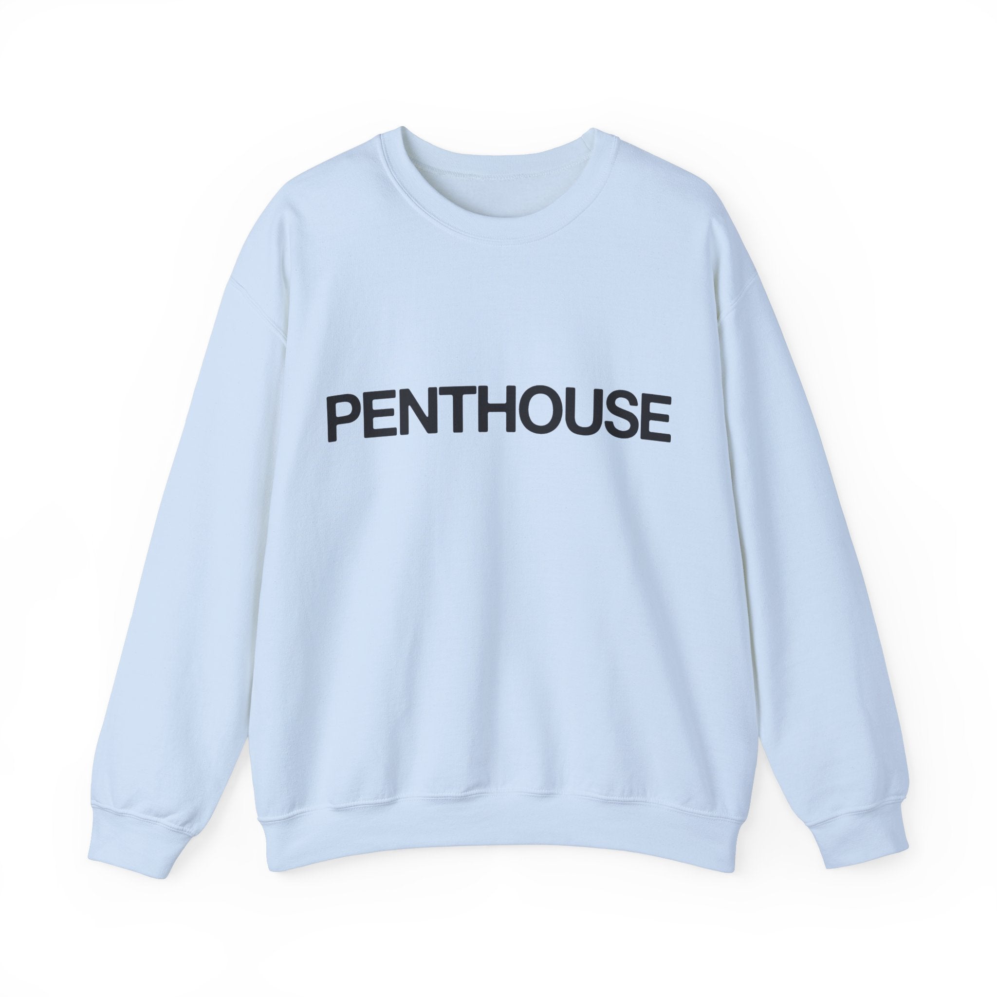 Penthouse Crew Neck Sweatshirt - Inspired by Kim Kardashian Tee-S-Light Blue-Bootlg