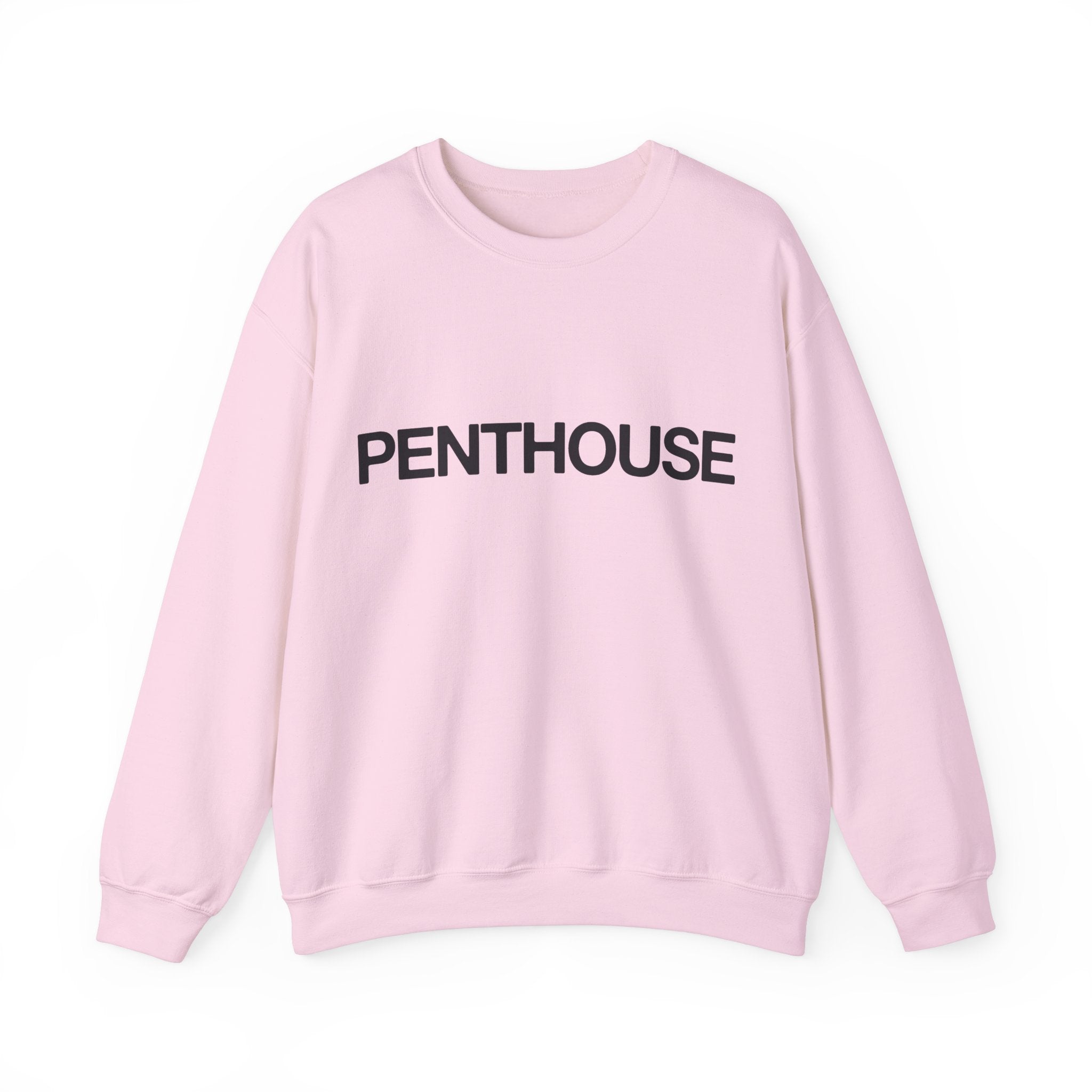 Penthouse Crew Neck Sweatshirt - Inspired by Kim Kardashian Tee-S-Light Pink-Bootlg
