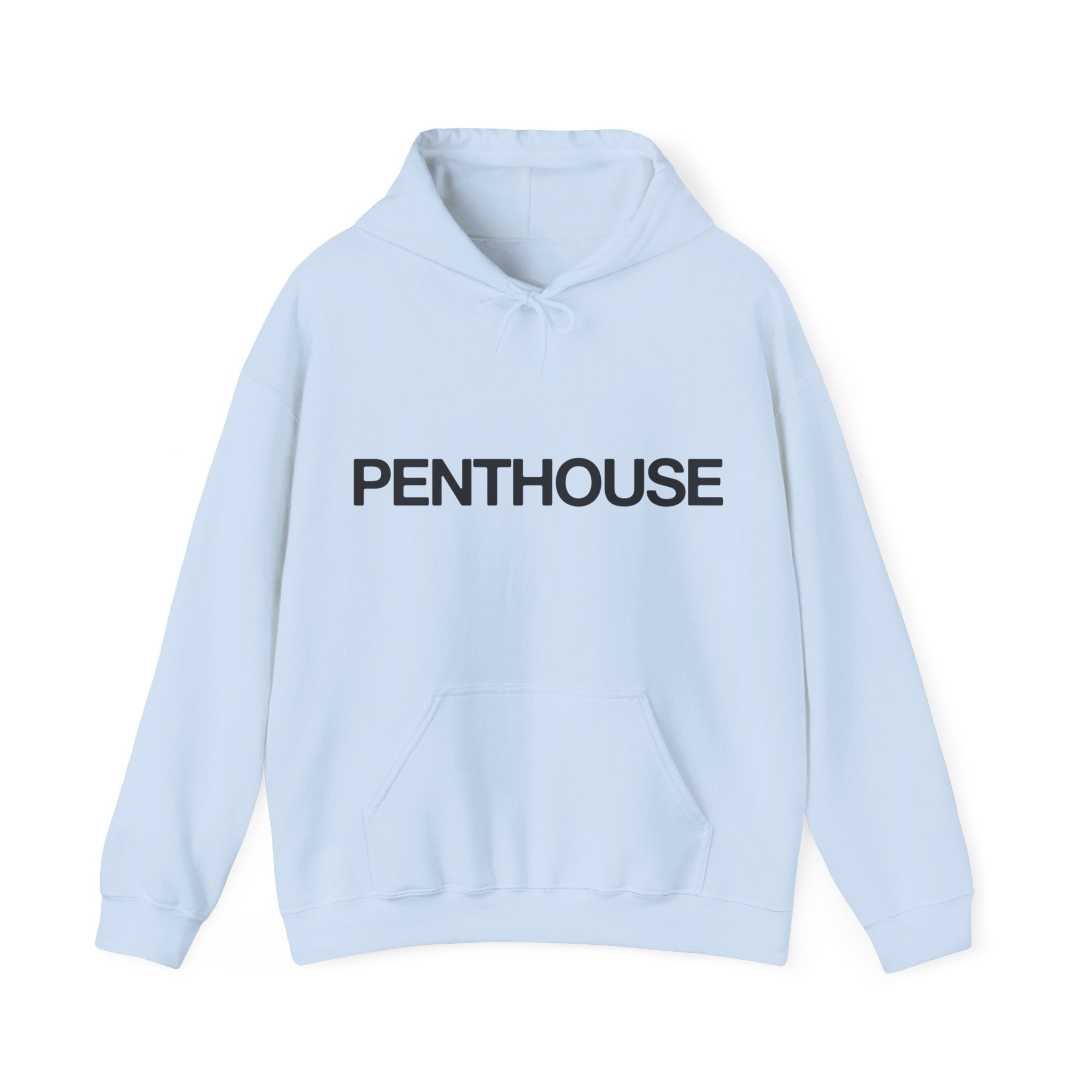 Penthouse Hoodie Sweatshirt - Inspired by Kim Kardashian Tee-Light Blue-S-Bootlg