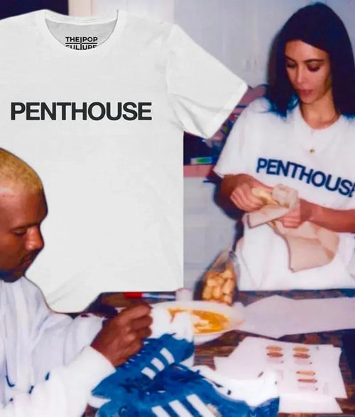 Penthouse T-shirt - Inspired by Kim Kardashian Tee-Black-L-Bootlg