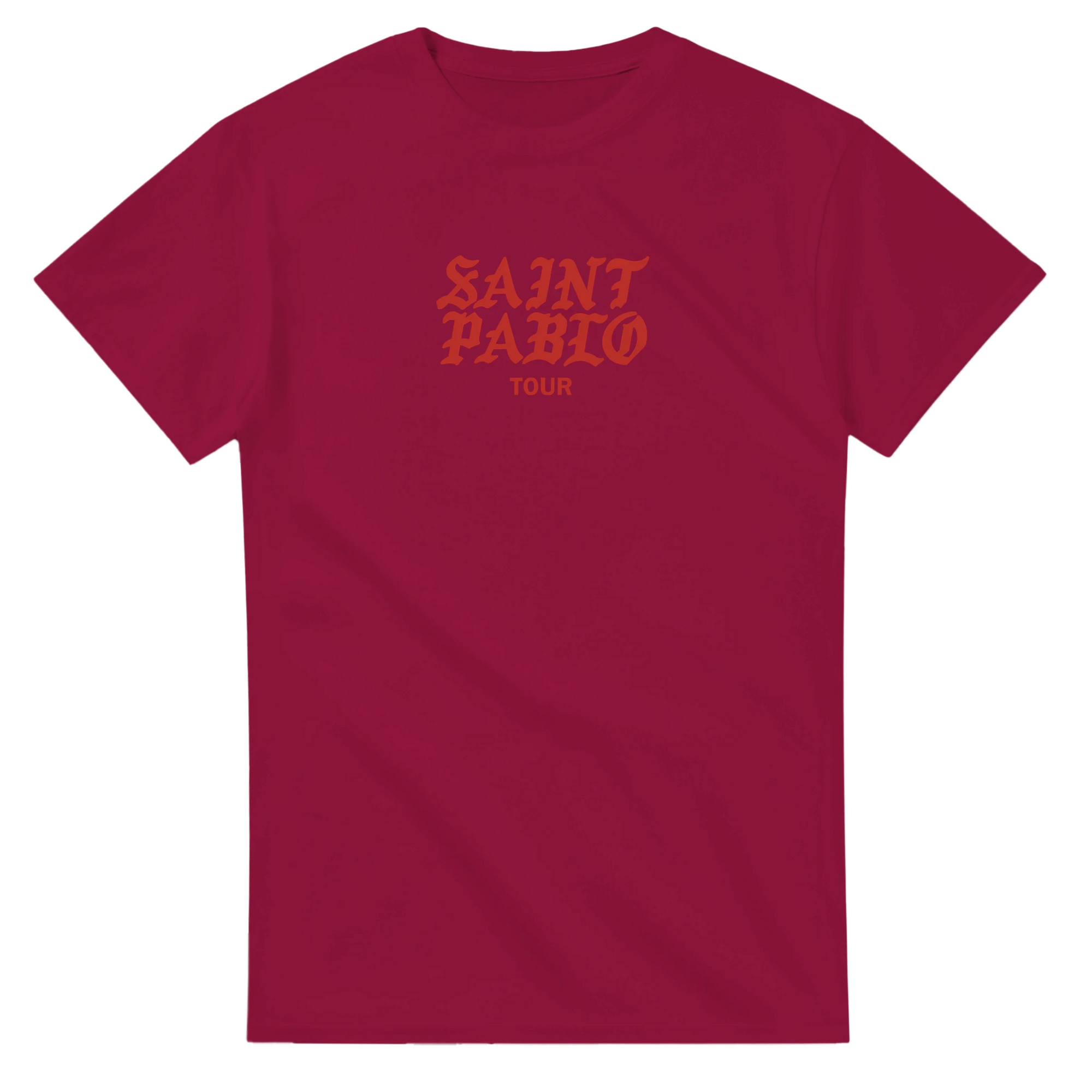 Saint Pablo Tour Kanye West Unisex Concert T-Shirt-Cardinal Red-S-Bootlg