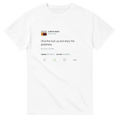 Shut The Fuck Up And Enjoy The Greatness Kanye West Tweet T-Shirt-S-White-Bootlg