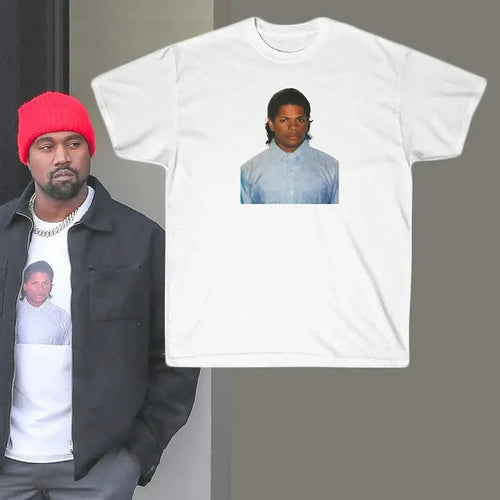 Spirit Shirt Eazy-E Unisex T-Shirt - Kanye West Mixed Personalities-L-White-Bootlg